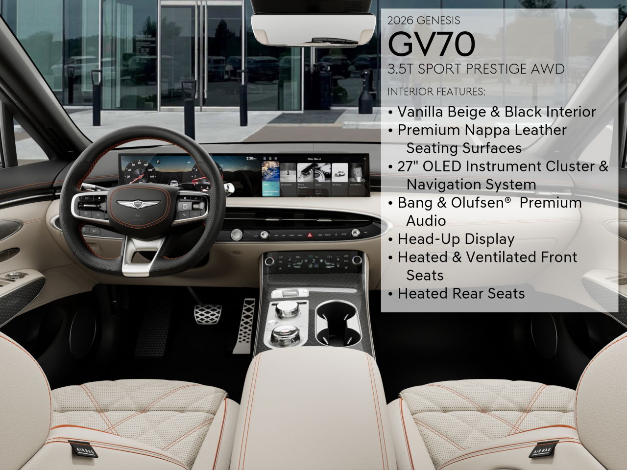 2026 GENESIS GV70 Sport Prestige - Photo 18