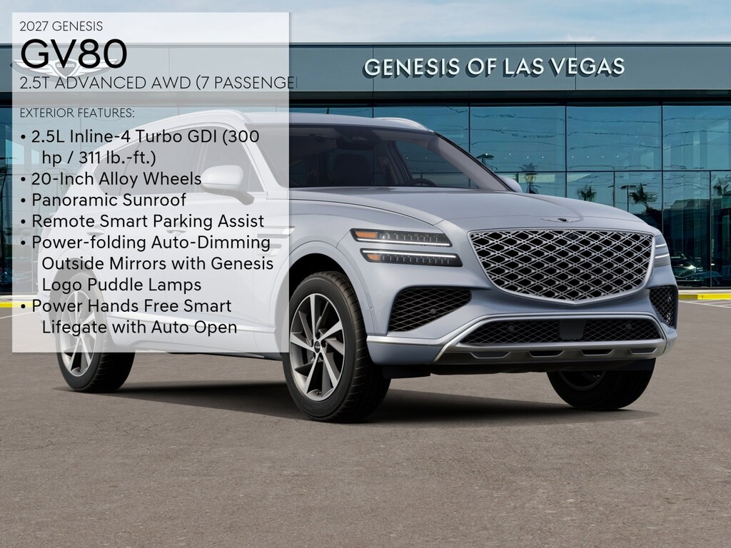 New 2027 Genesis GV80 2.5T Advanced SUV