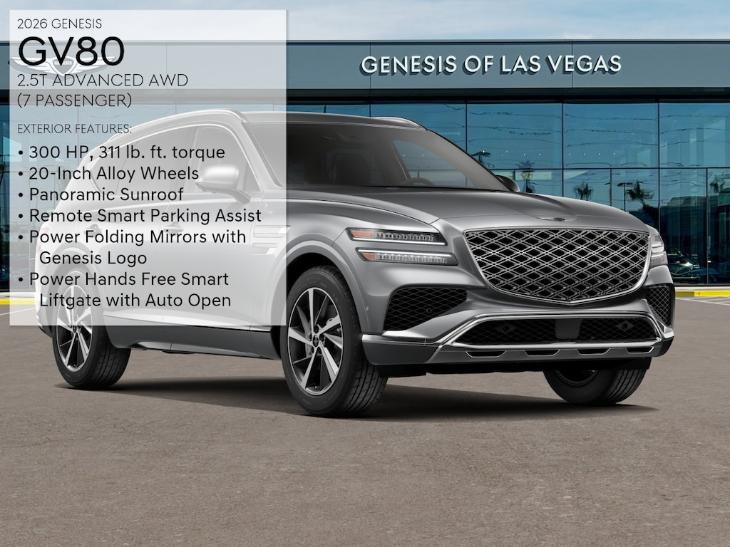 New 2026 Genesis GV80 2.5T Advanced SUV