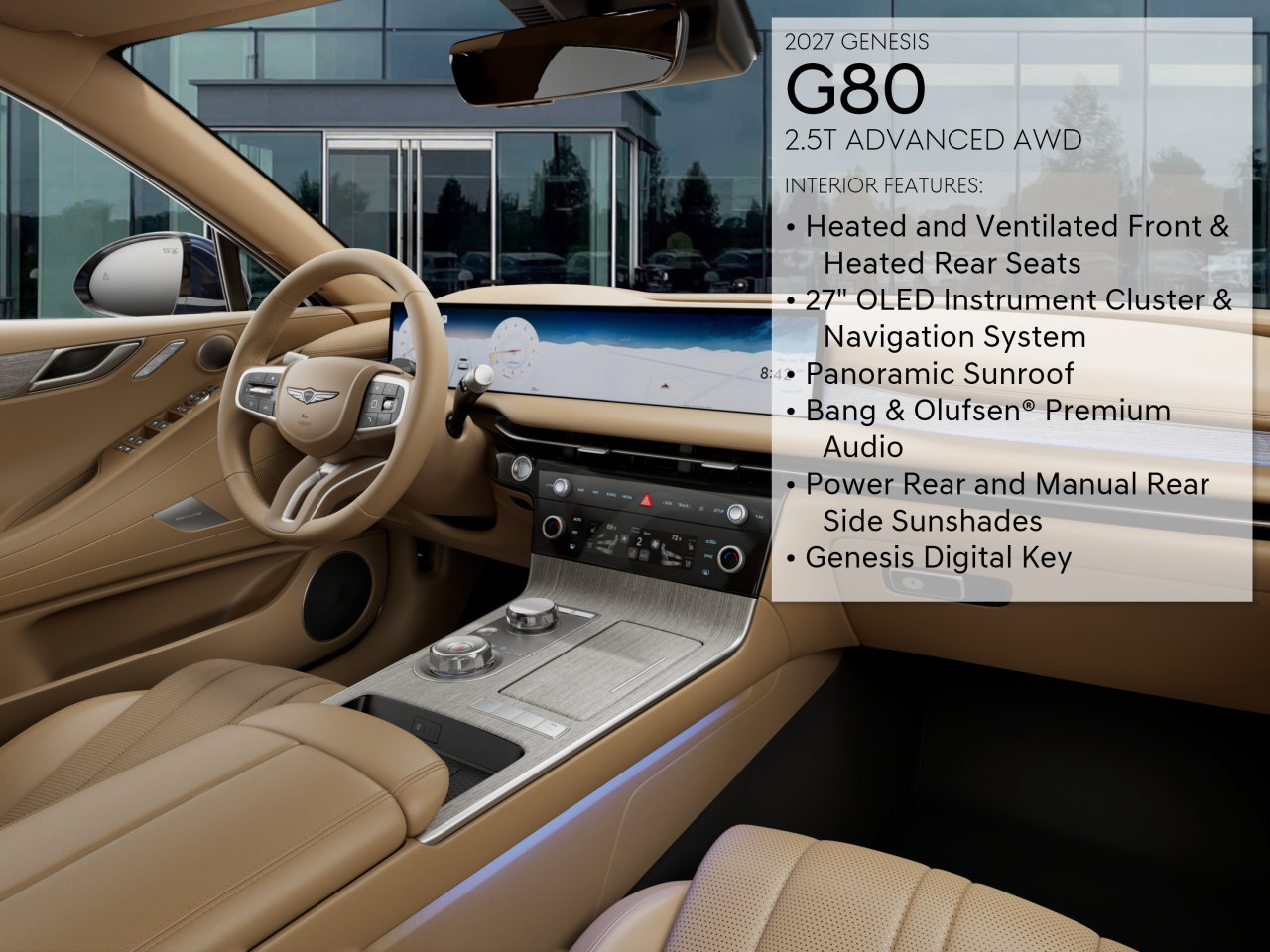 2027 GENESIS G80 Advanced - Photo 18