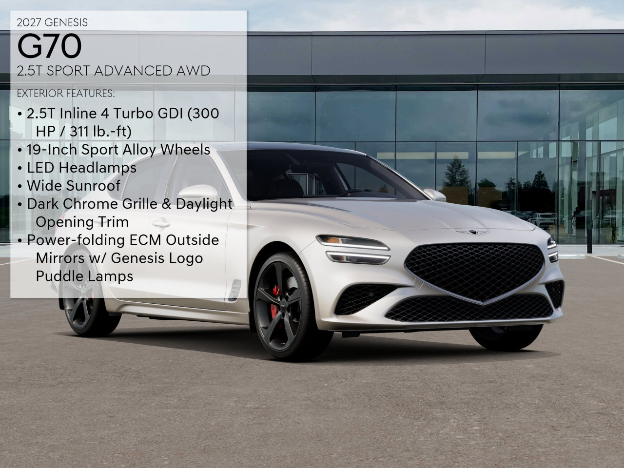 New 2027 Genesis G70 Standard Sedan