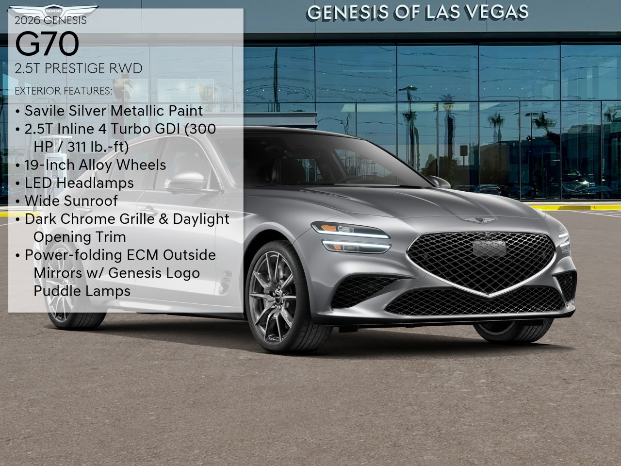 2026 Genesis G70 2.5T 3.3T Prestige AWD photo 3