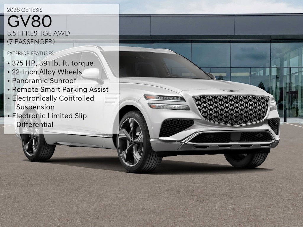 New 2026 Genesis GV80 3.5T Prestige SUV