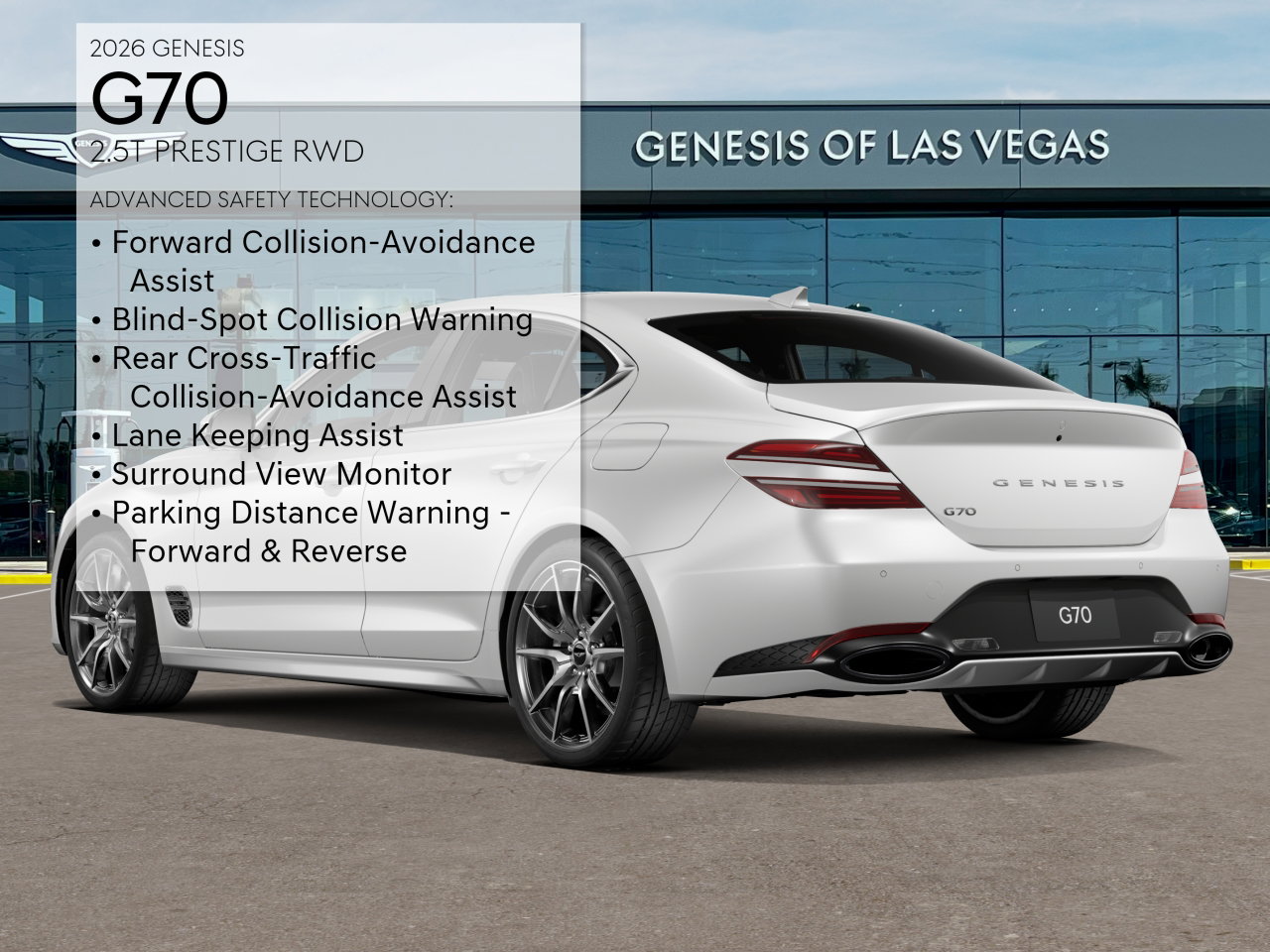 2026 GENESIS G70 Prestige - Photo 7