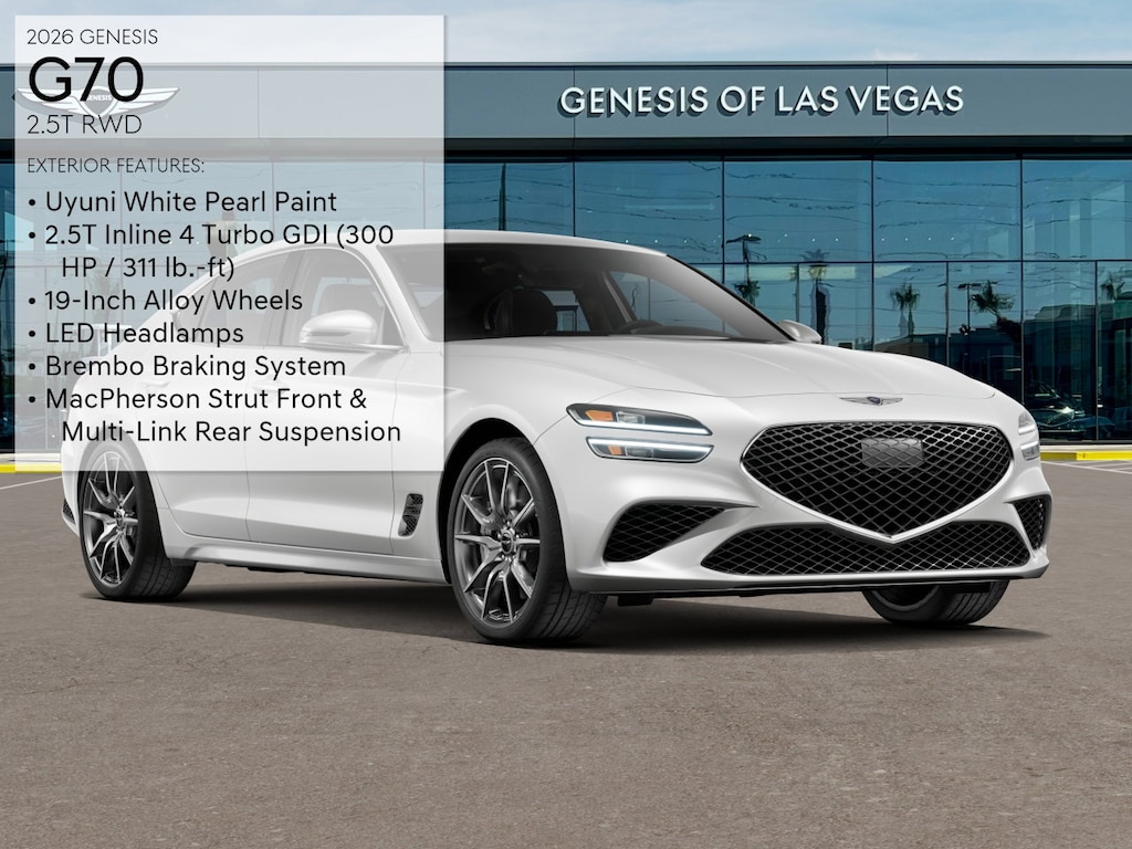 Used 2026 Genesis G70 2.5T RWD Sedan