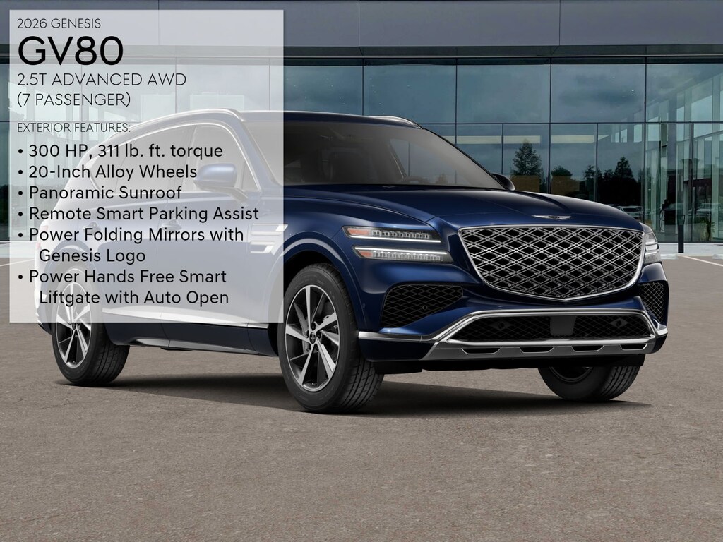 New 2026 Genesis GV80 2.5T Advanced SUV