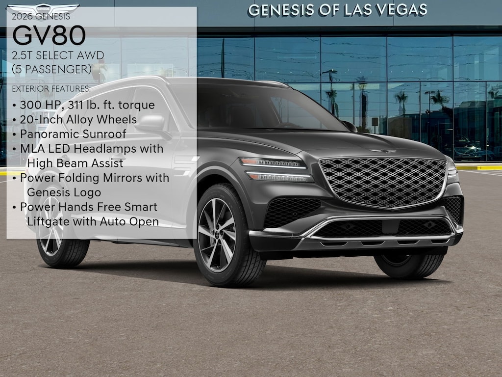 New 2026 Genesis GV80 2.5T Select SUV