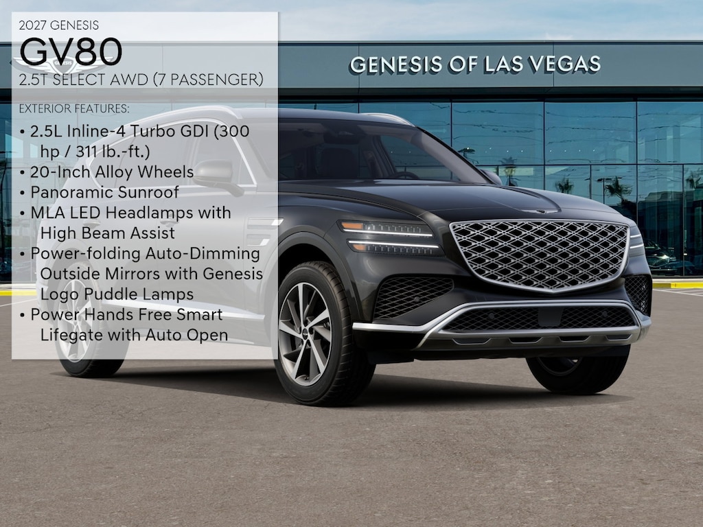 New 2027 Genesis GV80 2.5T Select SUV