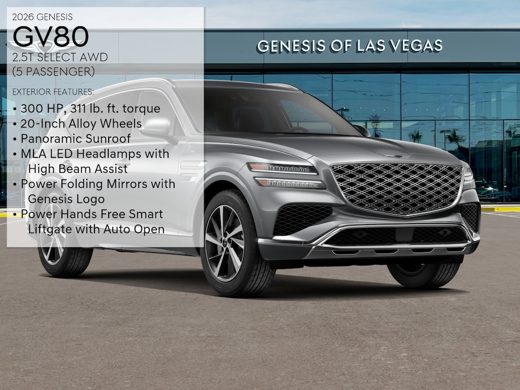 Used 2026 Genesis GV80 2.5T Select SUV