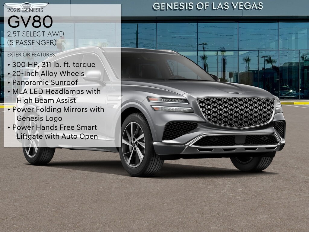 New 2026 Genesis GV80 2.5T Select SUV
