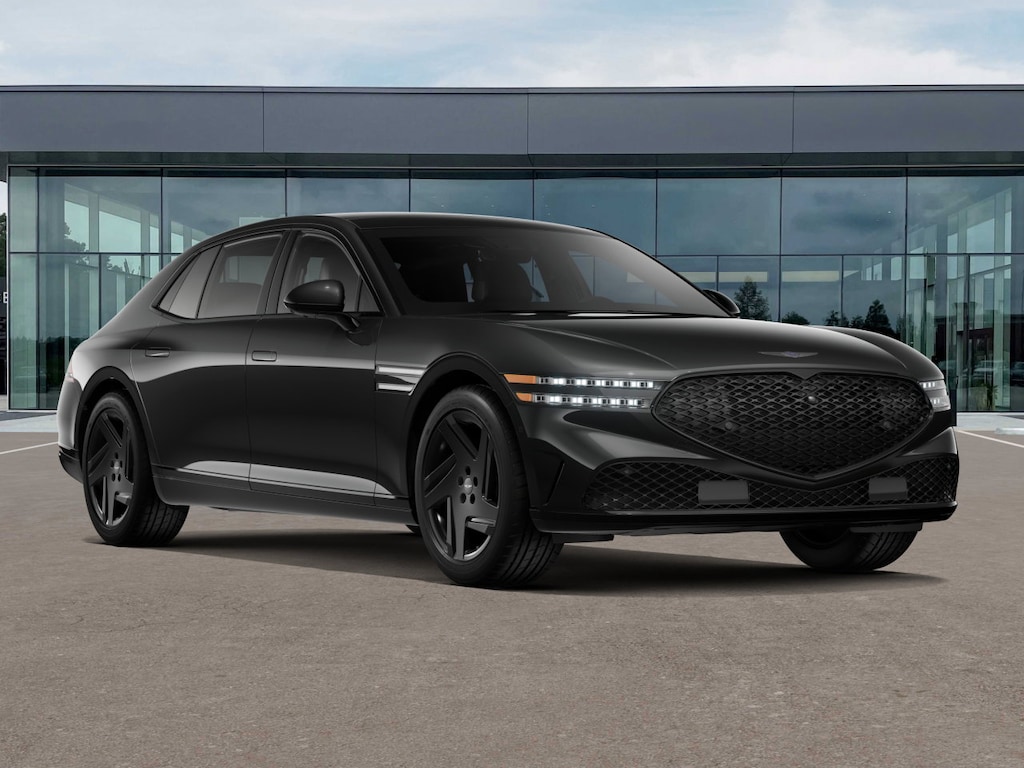 New 2026 Genesis G90 3.5T E-SC Mhev Prestige Black Sedan