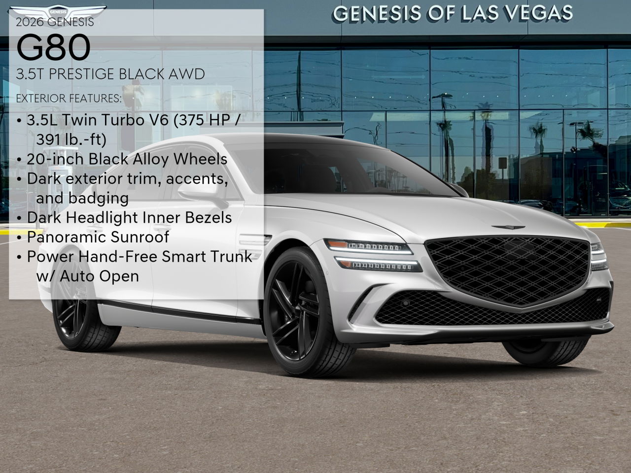 2026 Genesis G80 3.5T Prestige photo 3