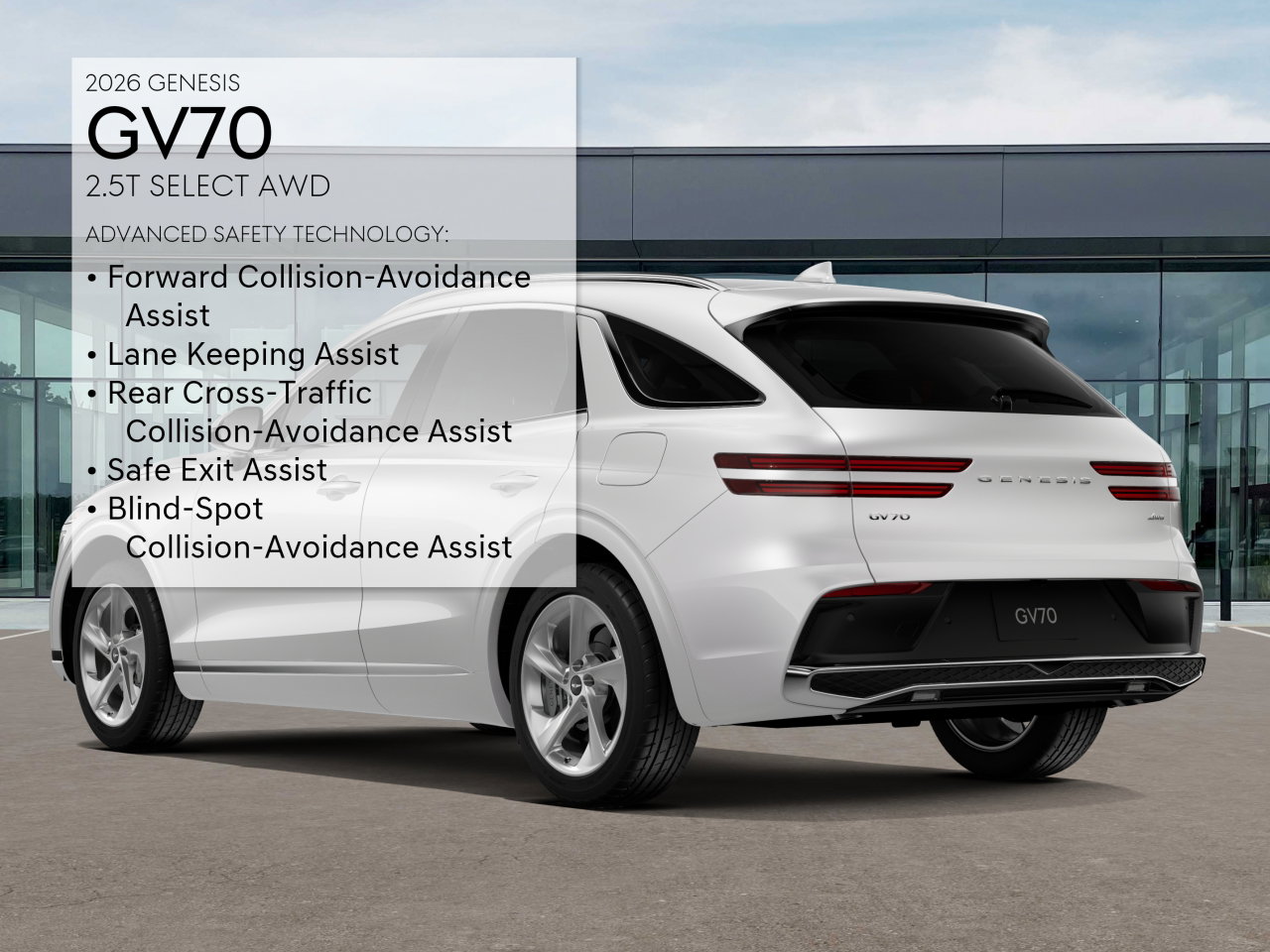 2026 GENESIS GV70 Select - Photo 7