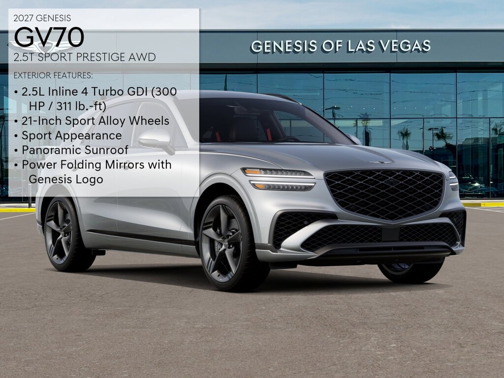 New 2027 Genesis GV70 2.5T Sport Prestige SUV