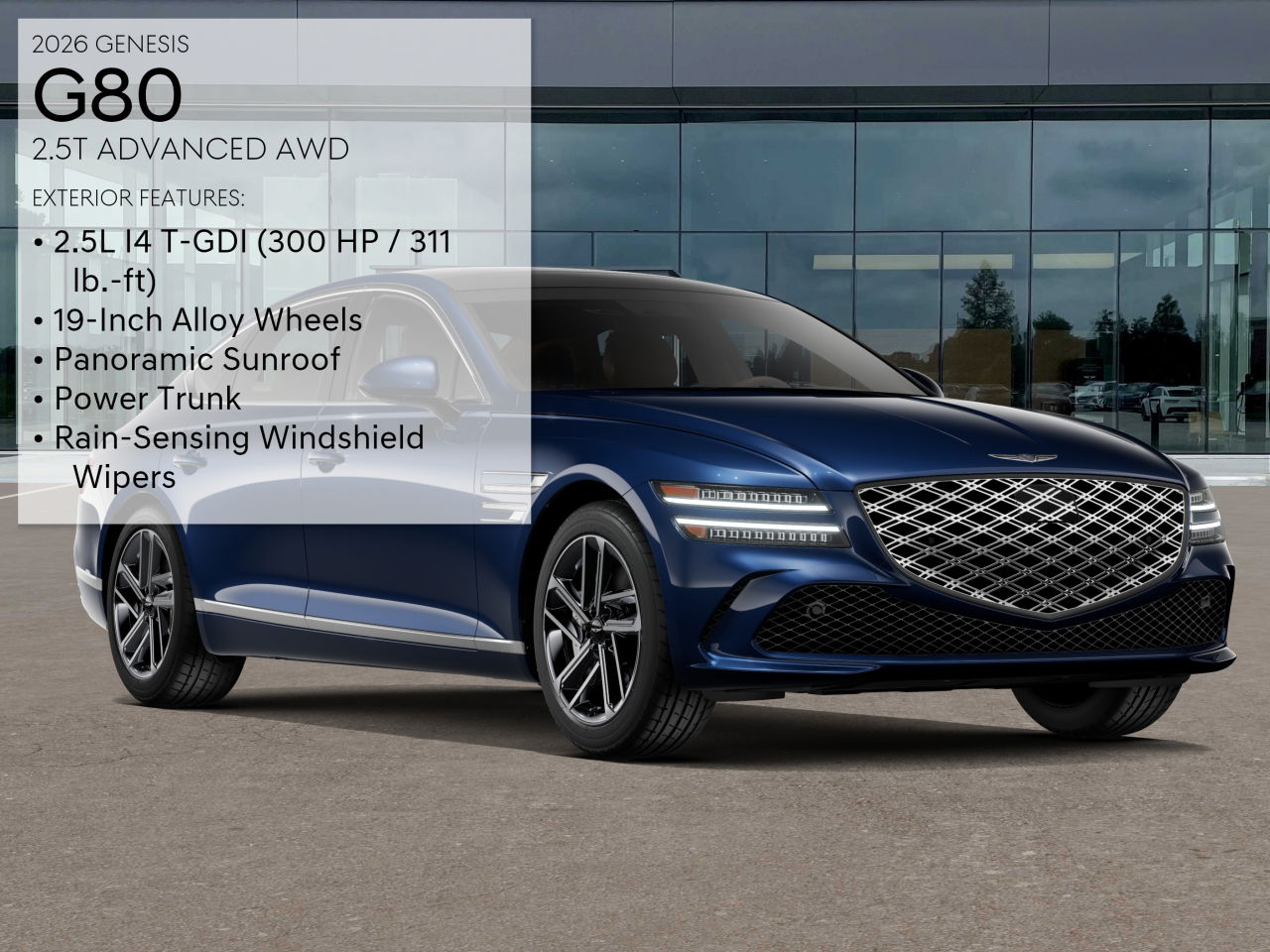 2026 Genesis G80 2.5T Advanced photo 3