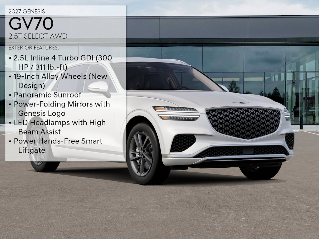 New 2027 Genesis GV70 2.5T Select SUV