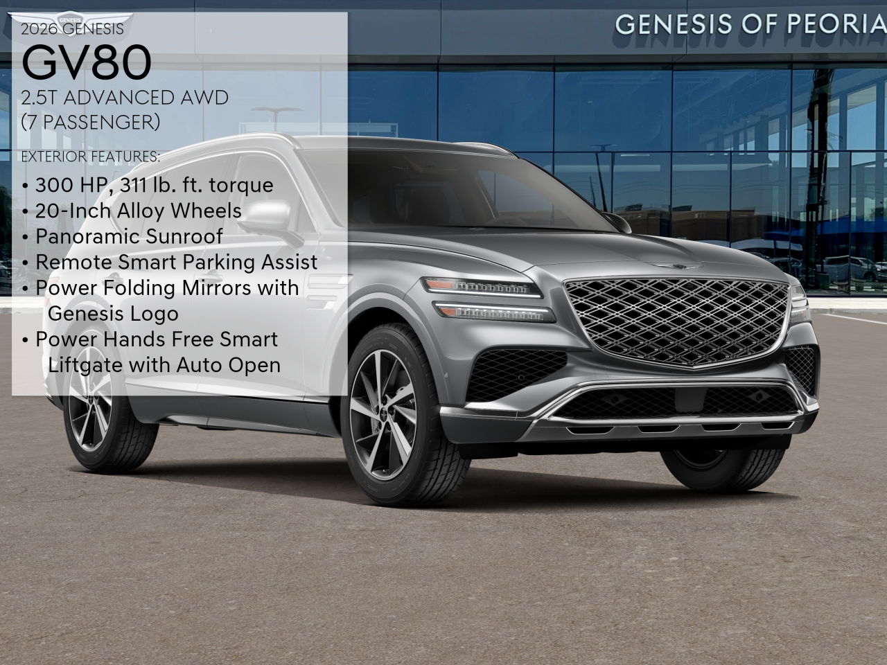 2026 Genesis GV80 2.5T Advanced photo 3