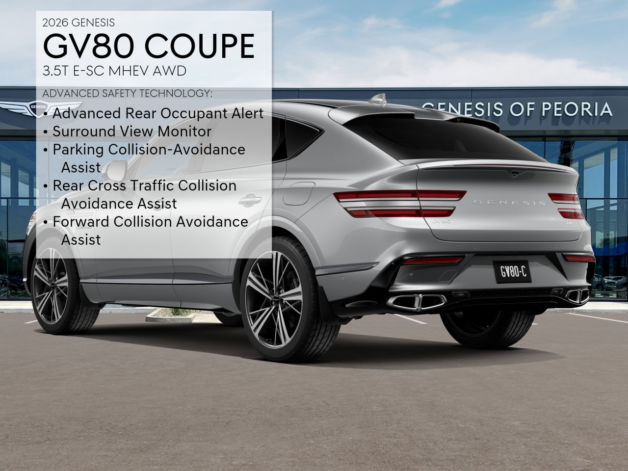 2026 GENESIS GV80 Coupe E-SC - Photo 30