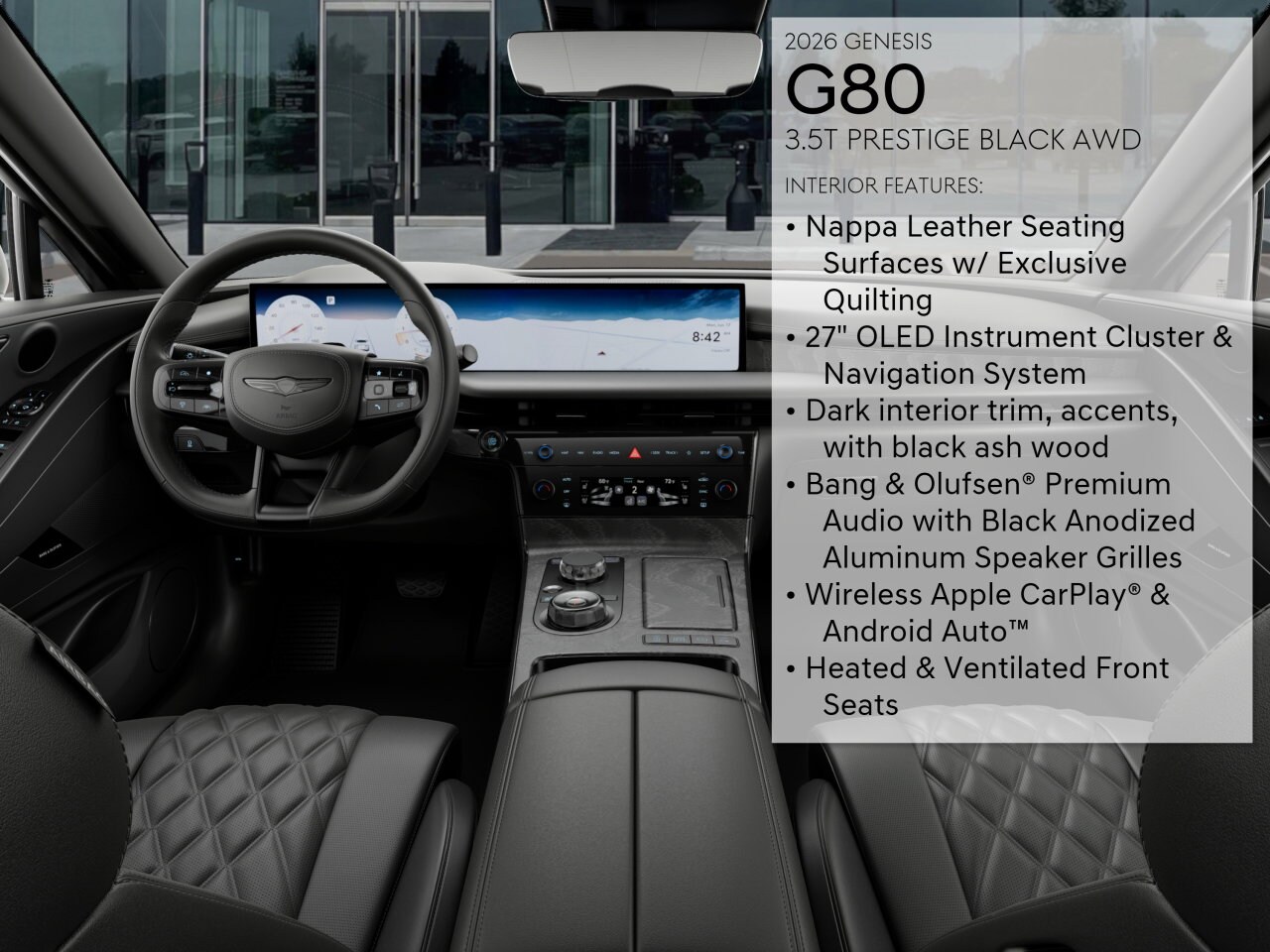 2026 GENESIS G80 Prestige Black - Photo 17