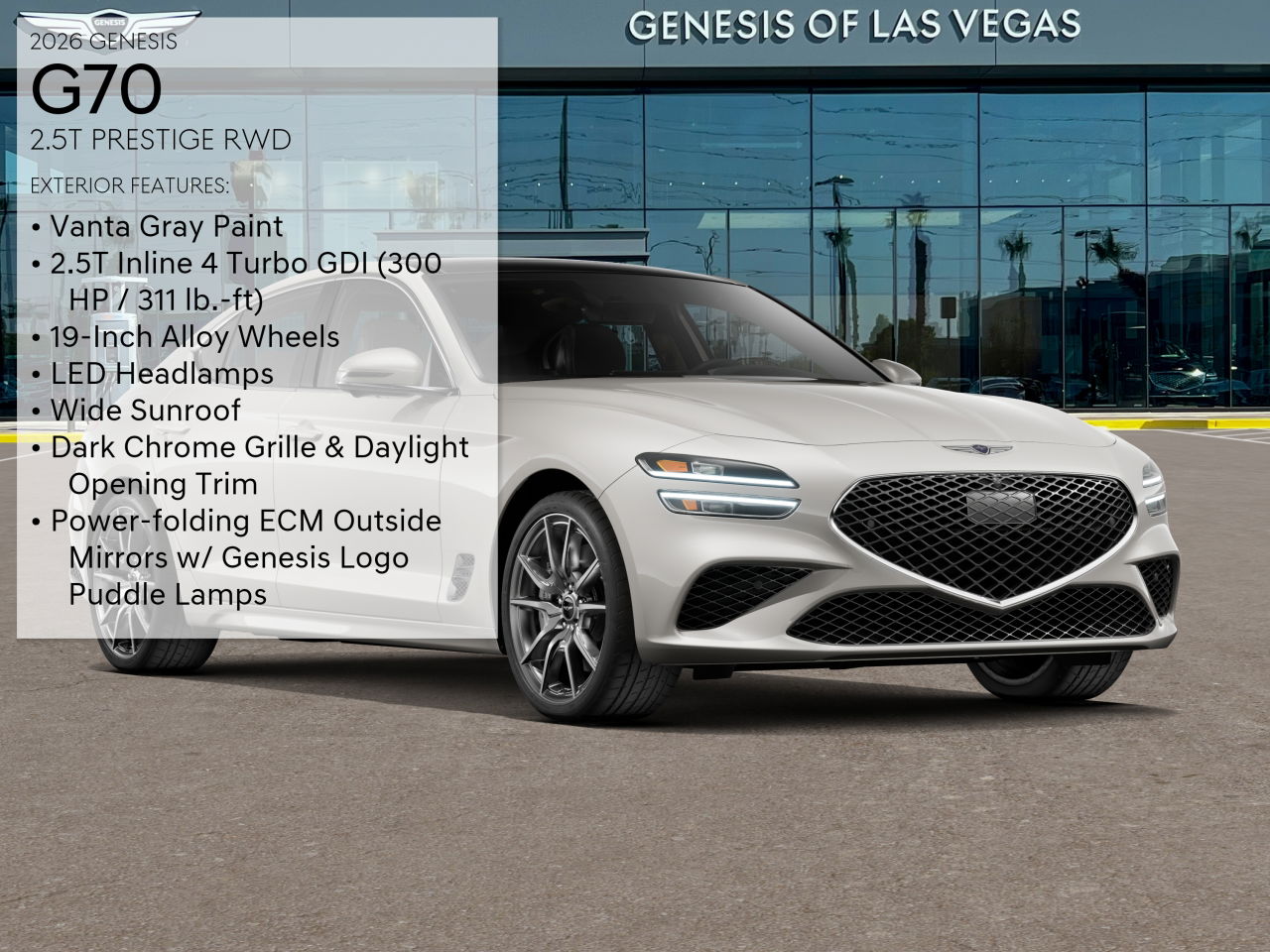 2026 Genesis G70 2.5T 3.3T Prestige AWD photo 3