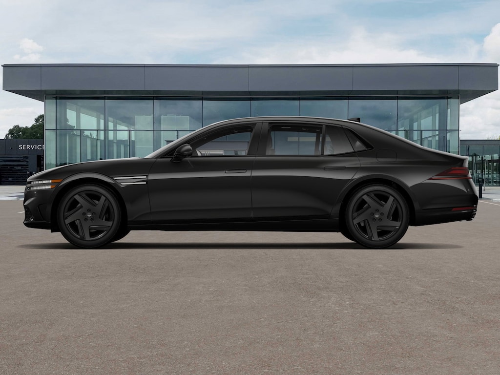 New 2026 Genesis G90 3.5T E-SC Mhev Prestige Black Sedan