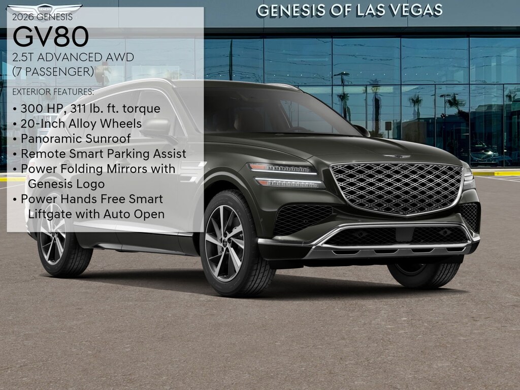 New 2026 Genesis GV80 2.5T Advanced SUV