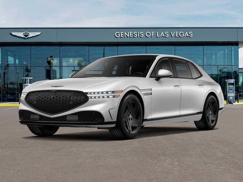 New 2026 Genesis G90 3.5T e-SC Prestige Black Sedan