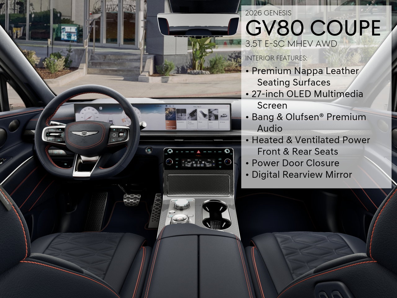 2026 GENESIS GV80 Coupe E-SC - Photo 62