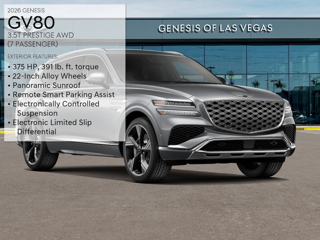 New 2026 Genesis GV80 3.5T Prestige SUV
