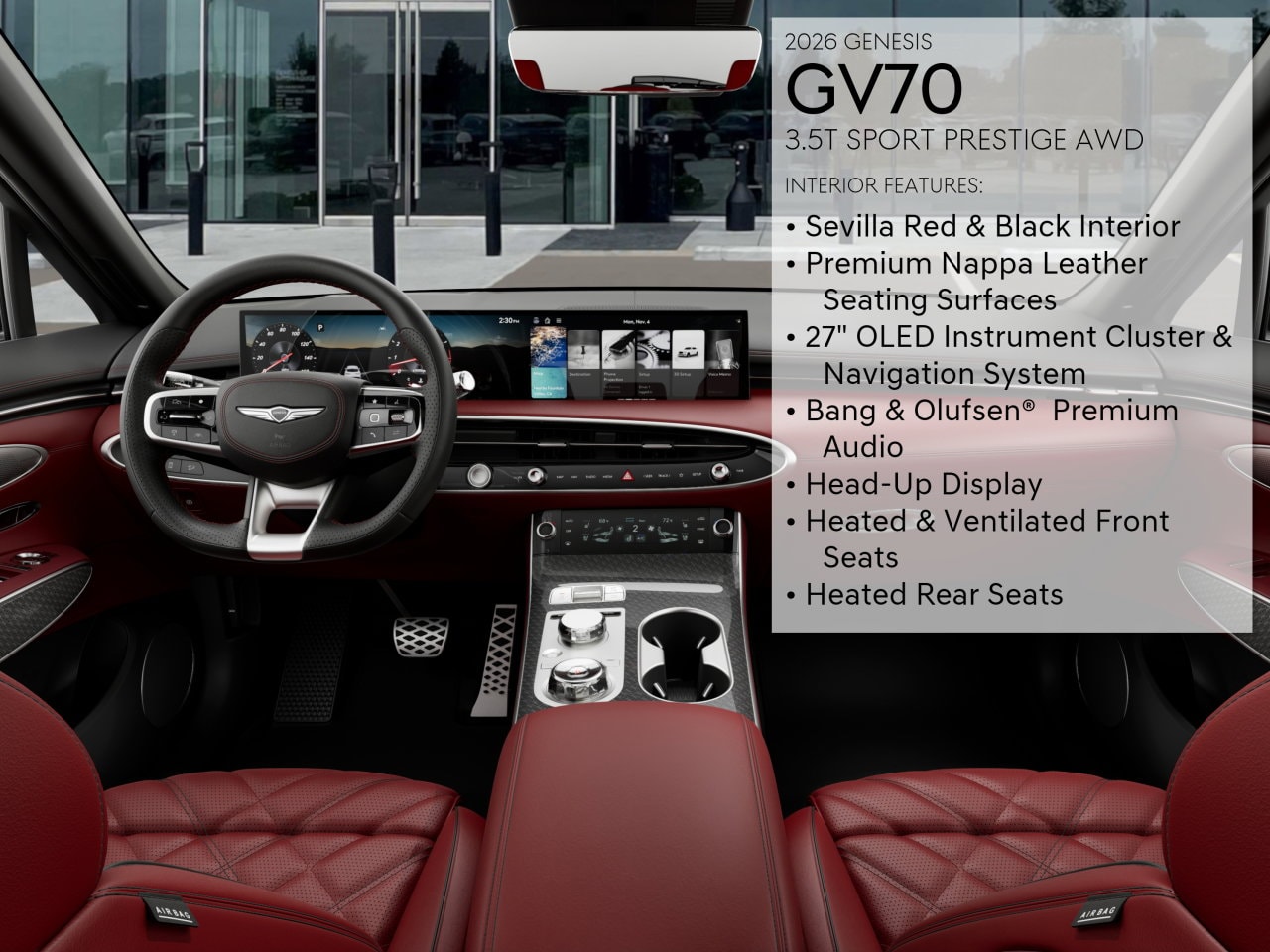 2026 GENESIS GV70 Sport Prestige - Photo 17