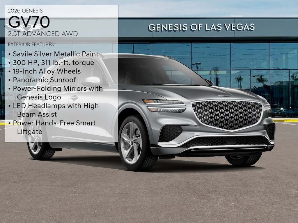 New 2026 Genesis GV70 2.5T Advanced SUV