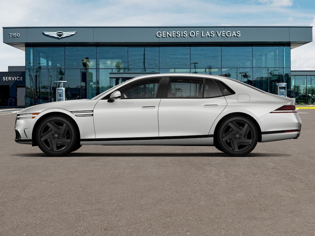 New 2026 Genesis G90 3.5T E-SC Mhev Prestige Black Sedan