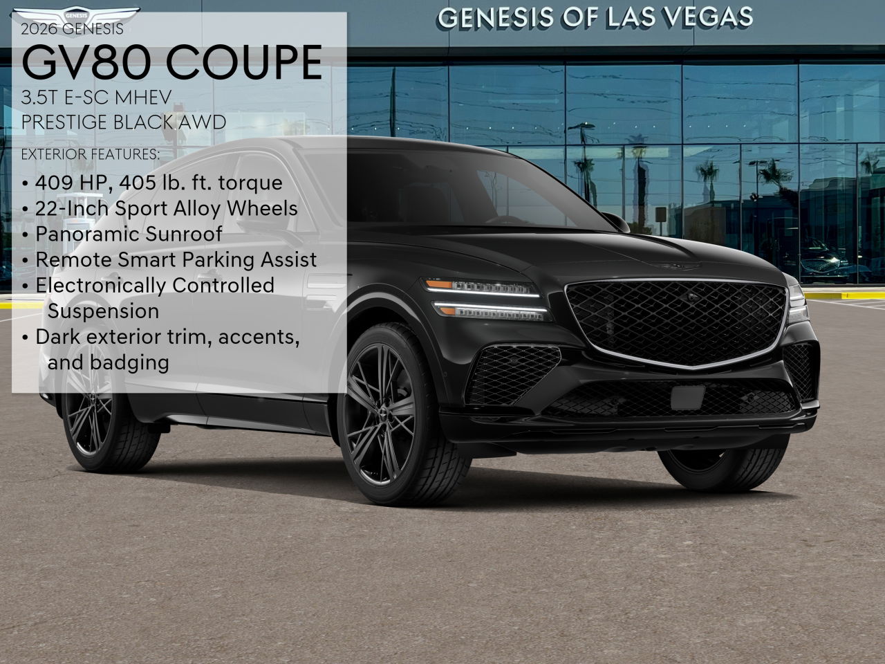 2026 Genesis GV80 Coupe 3.5T Prestige photo 3