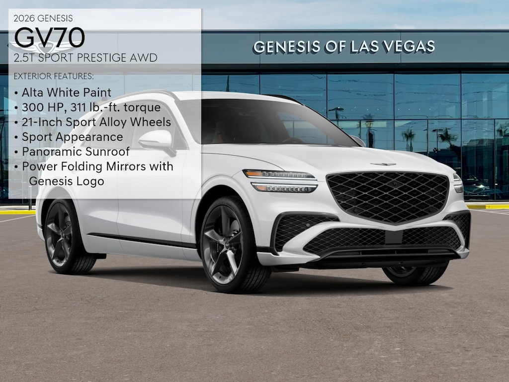 Used 2026 Genesis GV70 2.5T Sport Prestige AWD SUV