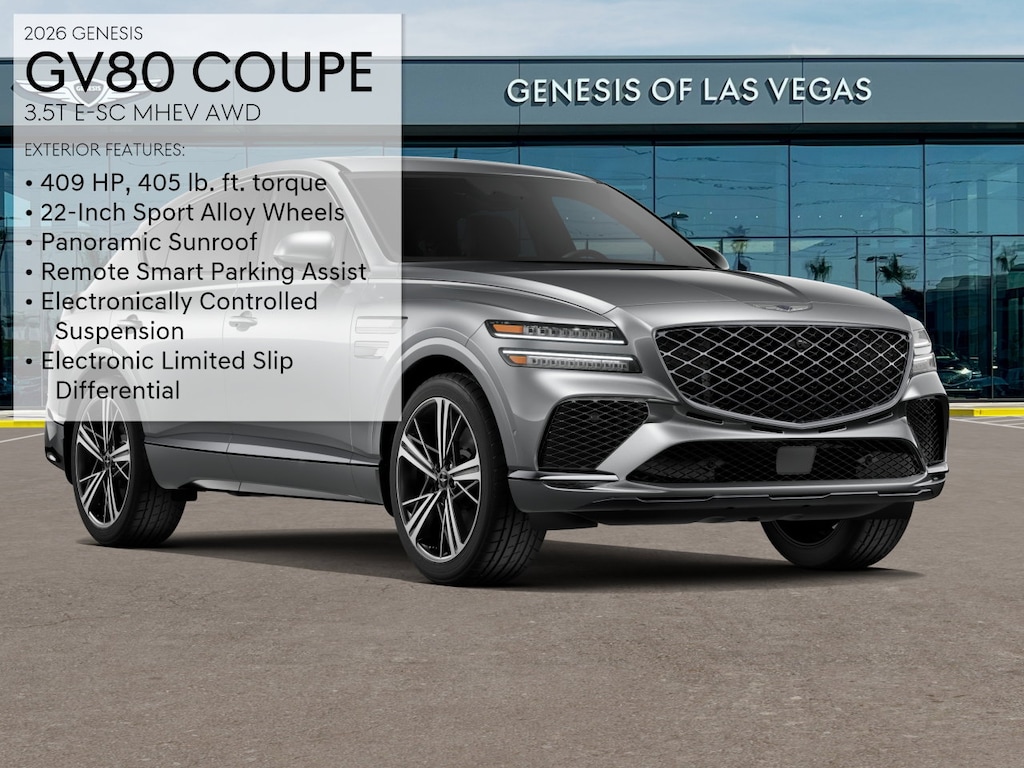New 2026 Genesis GV80 Coupe 3.5T e-SC SUV