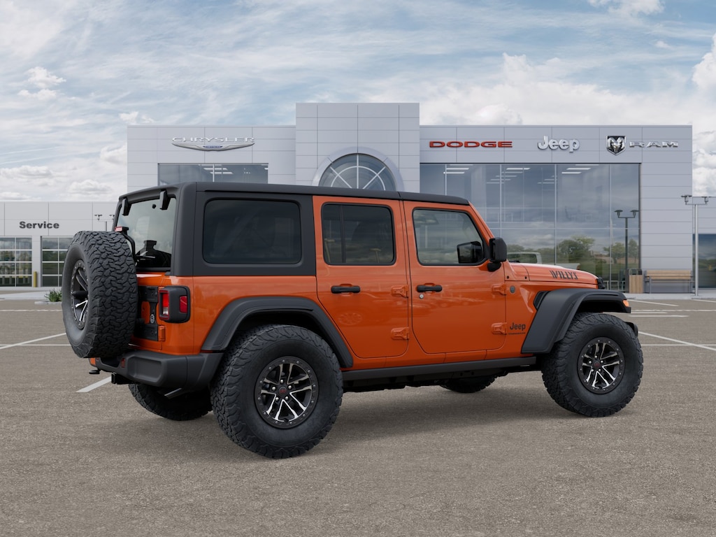 New 2025 Jeep Wrangler 4-Door Willys 4x4 Sport Utility