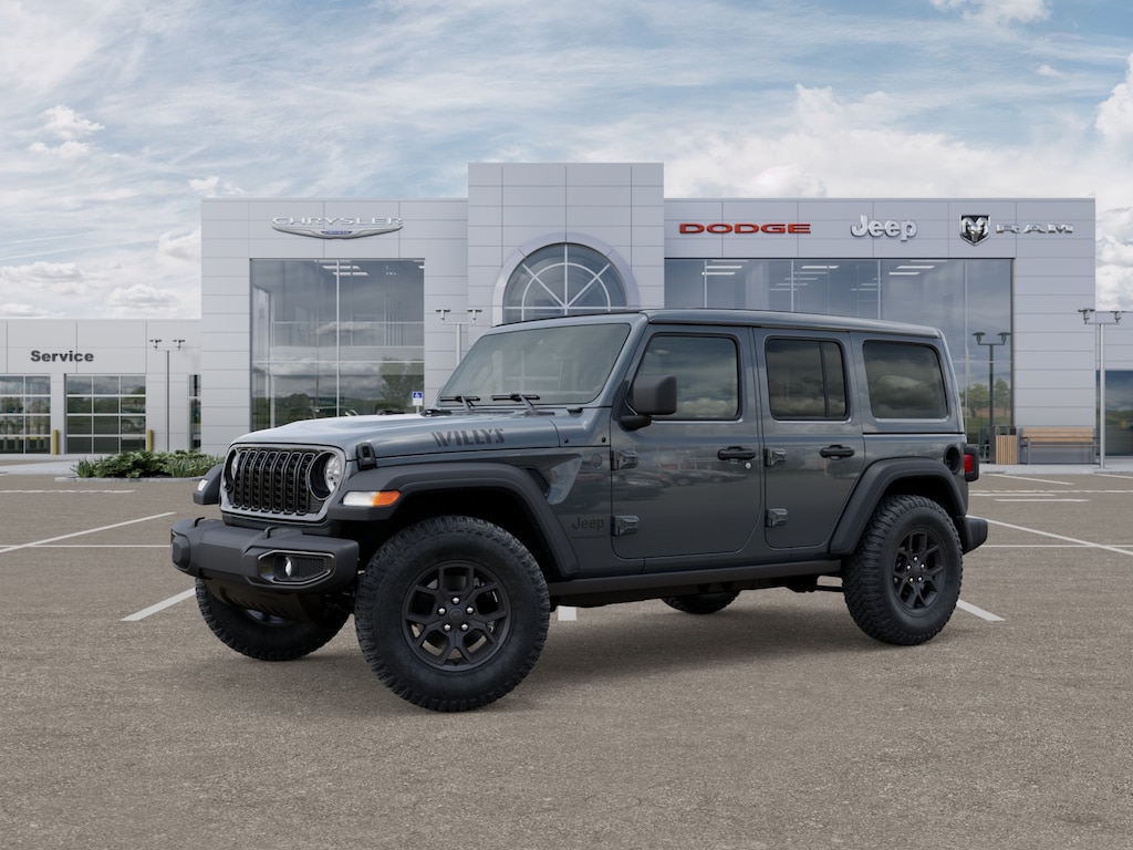 New 2025 Jeep Wrangler 4-DOOR WILLYS Sport Utility