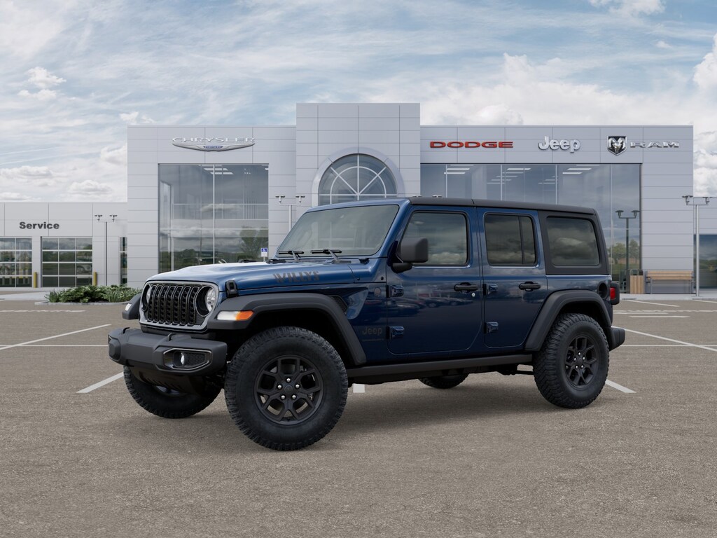 New 2025 Jeep Wrangler 4-DOOR WILLYS Sport Utility