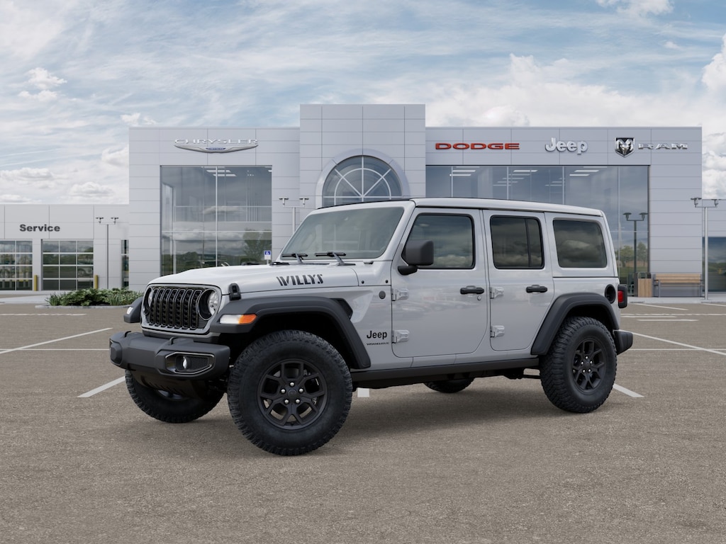 New 2025 Jeep Wrangler 4-DOOR WILLYS Sport Utility