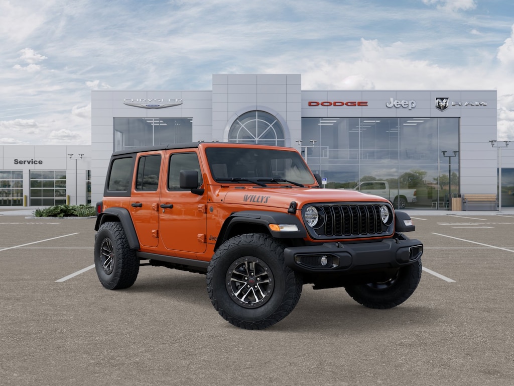New 2025 Jeep Wrangler 4-Door Willys 4x4 Sport Utility