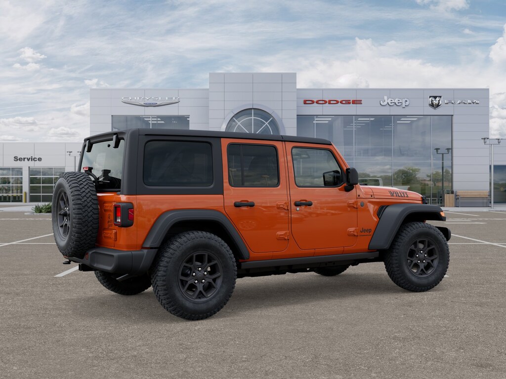 New 2025 Jeep Wrangler 4-DOOR WILLYS Sport Utility
