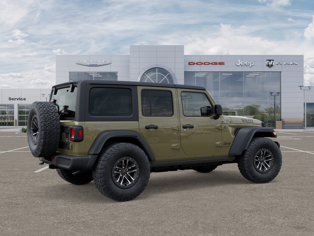 New 2025 Jeep Wrangler 4-DOOR WILLYS Sport Utility