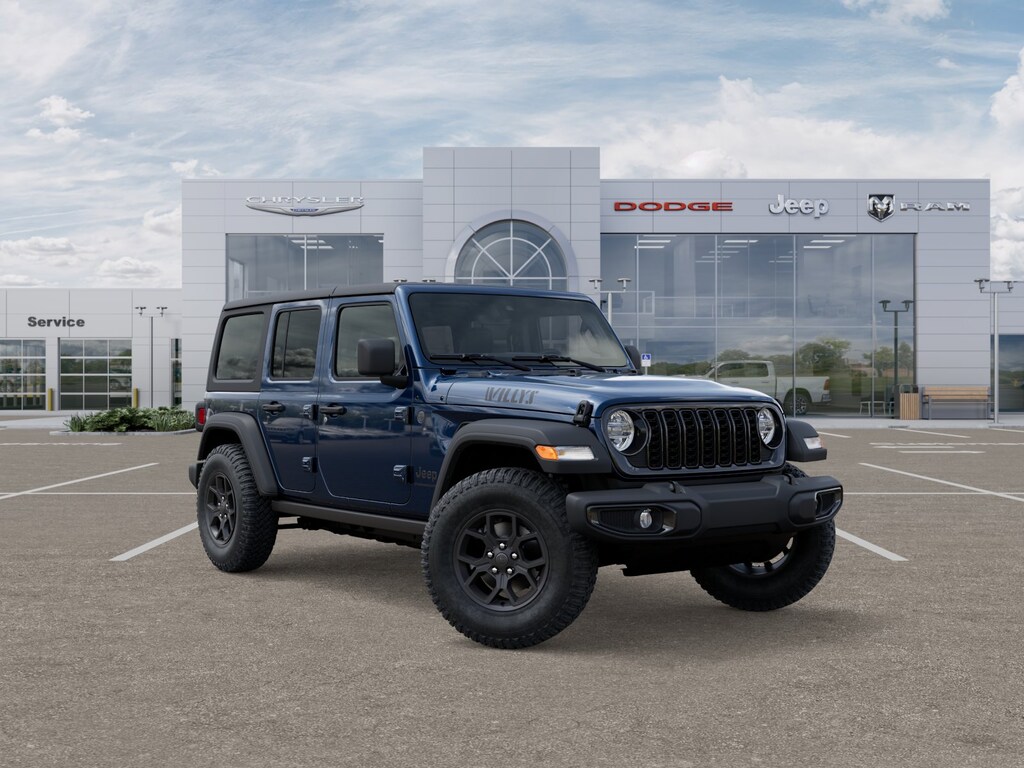 New 2025 Jeep Wrangler 4-DOOR WILLYS Sport Utility