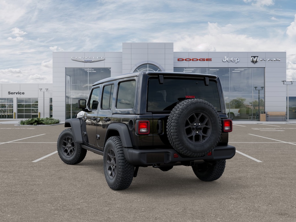 New 2025 Jeep Wrangler 4-DOOR WILLYS Sport Utility
