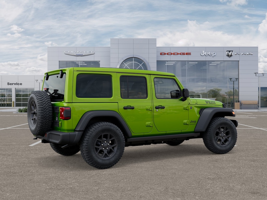New 2025 Jeep Wrangler 4-DOOR WILLYS Sport Utility