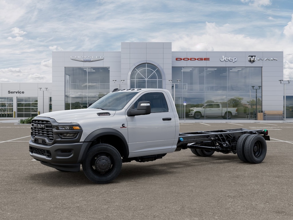 New 2026 Ram 5500 Chassis Cab Tradesman Regular Cab 4x2 Stake Bed Truck Regular Cab