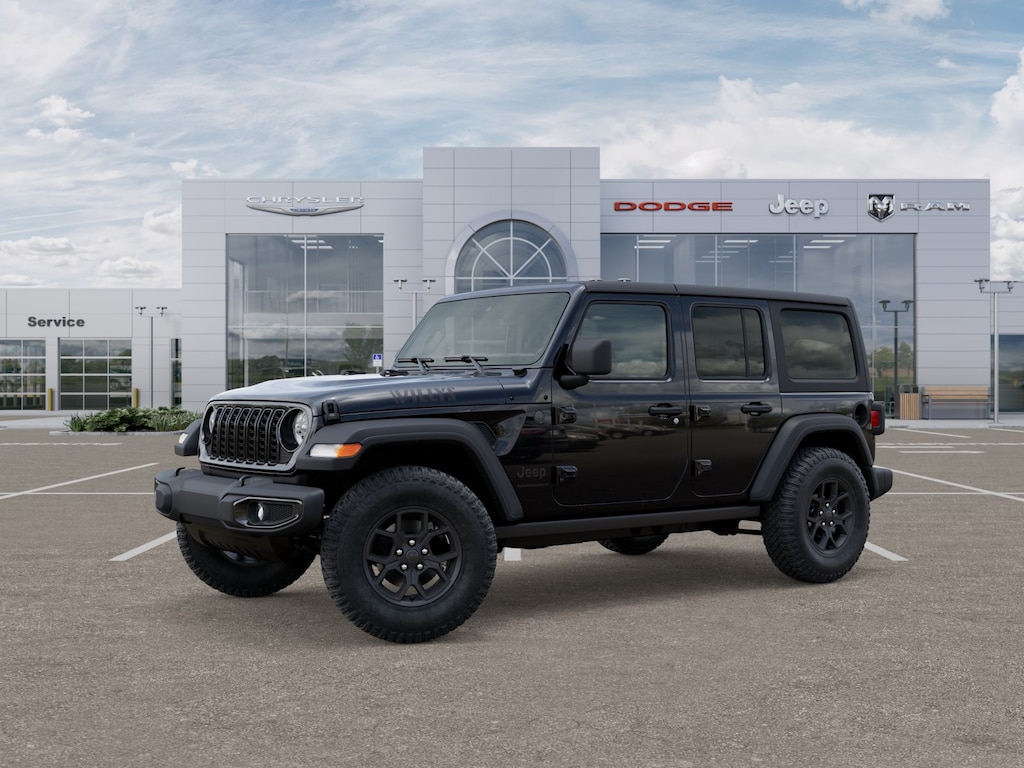 New 2025 Jeep Wrangler 4-DOOR WILLYS Sport Utility
