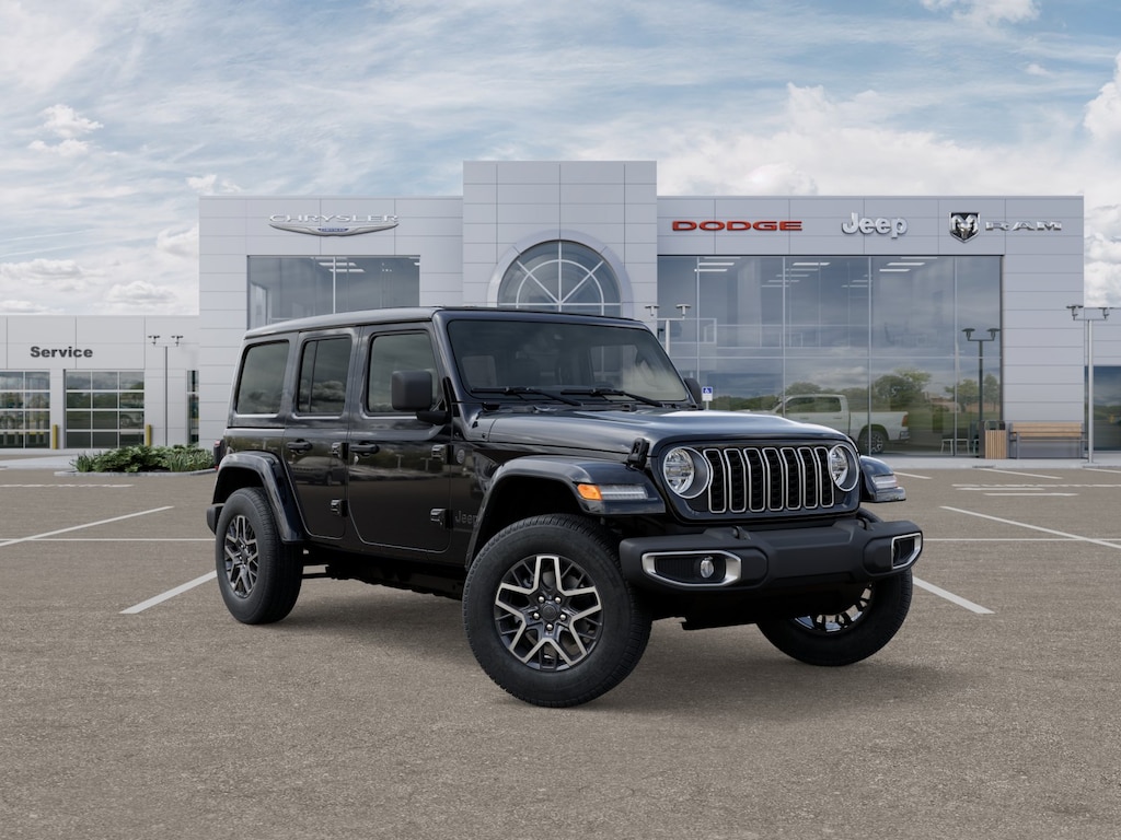 Used 2025 Jeep Wrangler 4-Door Sahara 4x4 Sport Utility