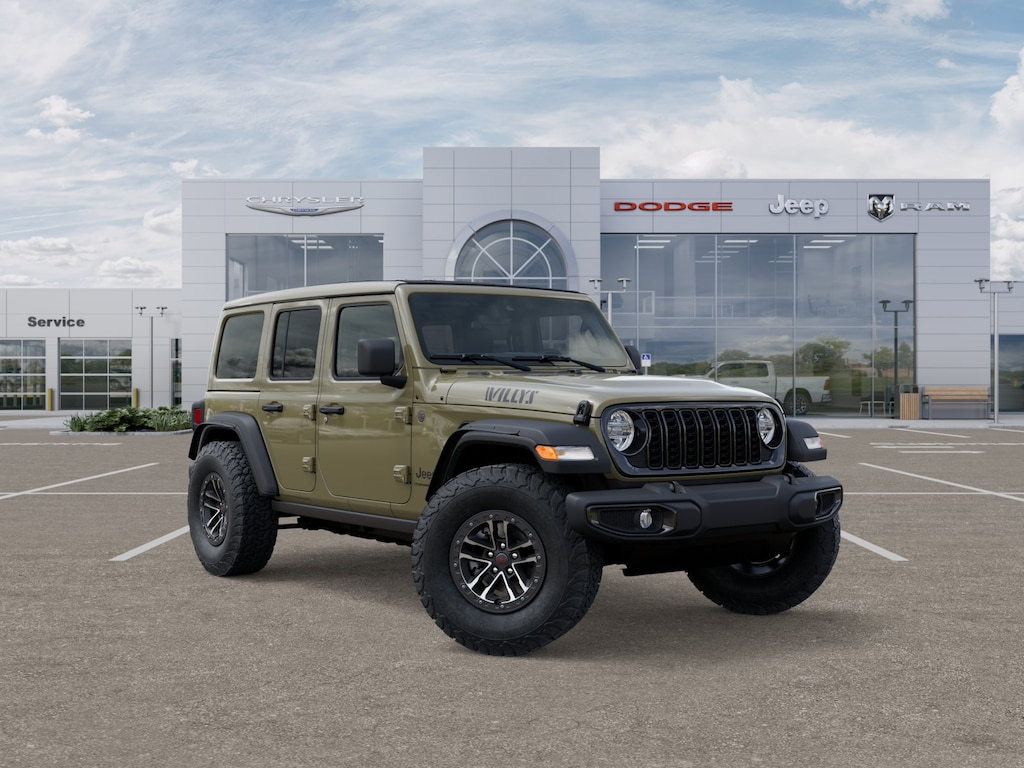 New 2025 Jeep Wrangler 4-DOOR WILLYS Sport Utility