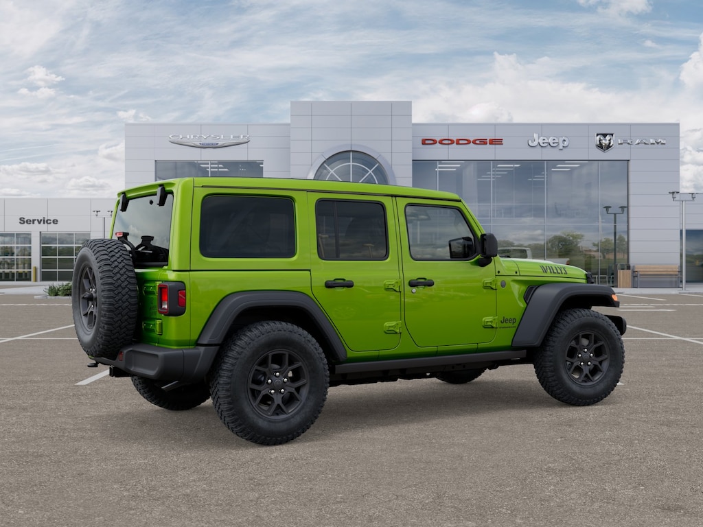 New 2025 Jeep Wrangler 4-DOOR WILLYS Sport Utility